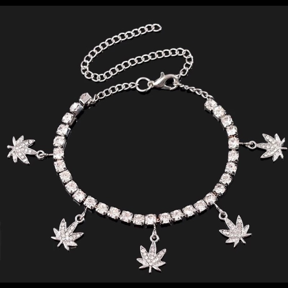 Maple leaf anklet - Picture 2 of 2